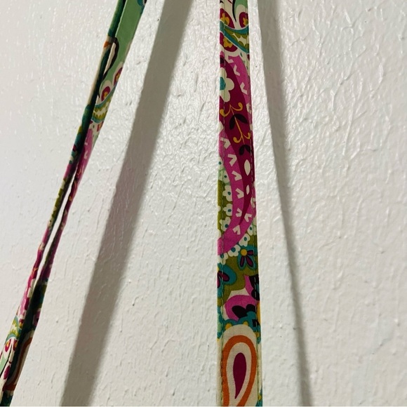 Vera Bradley Tablet Hipster Bag - “Tutti Frutti” Retired Pattern Green/Pink - Picture 4 of 10